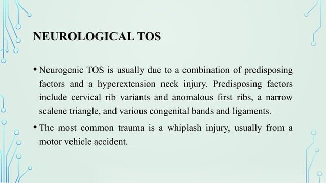 THORACIC OUTLET SYNDROME(TOS)-PPT..pptx