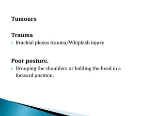Thoracic outlet syndrome | PPTX
