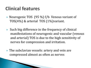 Thoracic outlet syndrome | PPTX