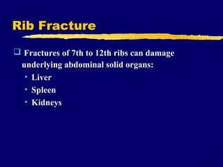 Thoracic trauma | PPT