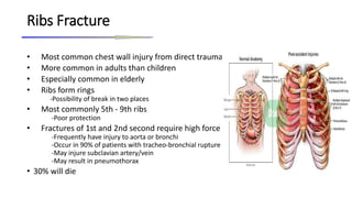 Thoracic trauma | PPTX
