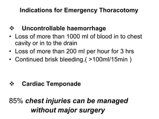 Thoracic trauma | PPTX