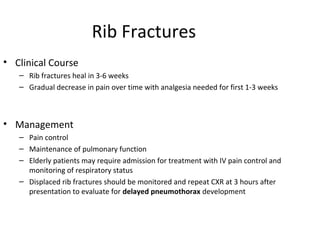 Course Rib Closure Thoracic Trauma | PPT