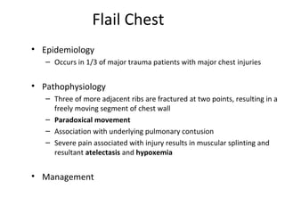 Thoracic Trauma | PPT