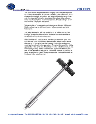 Thor Medical Instruments Thoroscopy Surgical Instruments catalog | PDF