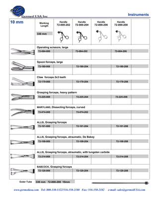 Surgical Instruments Catalogue.pdf Thoroscopy Surgical Instruments catalog | PDF