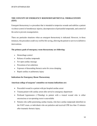 THORACOTOMY . SURGICAL PERSPECTIVES VOL 1 | PDF