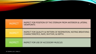 THORAX AND LUNGS ASSESSMENT | PPT