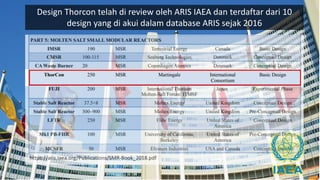Thorcon Core THORCON : Energi Masa Depan (REV) | PDF