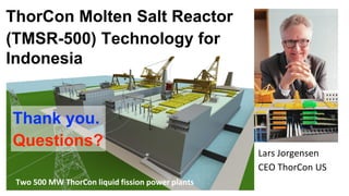 ThorCon CEO Explain Design [ICENES 2019] | PDF