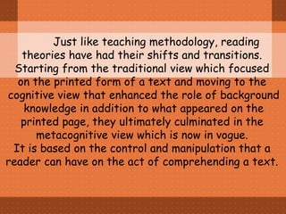 thories of reading.ppt