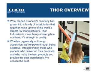RV WHOLESALE MARKET
TRENDS (UNITS 000S)
20
583.0
528.8
295.8
339.6
441.1
413.9
389.9
199.2
106.9
133.6
140.6
196.6
215.7
186.9
189.9
211.7
215.8
187.9
173.1
163.1
203.4
227.8
259.5
247.2
247.5
254.5
292.7
321.2
300.1
256.8
311.0
320.8
370.1
384.4
390.5
353.5
237.0
165.6
242.3
252.3
285.8
321.2
356.8
374.2
430.7
445.7
1972
1973
1974
1975
1976
1977
1978
1979
1980
1981
1982
1983
1984
1985
1986
1987
1988
1989
1990
1991
1992
1993
1994
1995
1996
1997
1998
1999
2000
2001
2002
2003
2004
2005
2006
2007
2008
2009
2010
2011
2012
2013
2014
2015
2016
2017(e)
Historical Data: Recreation Vehicle Industry Association; Calendar year 2017 represents RVIA estimates as of Spring RV Roadsigns, published in March 2017
 
