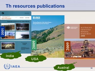 Th resources publications 2009 USA 2009 2001 India Australia 