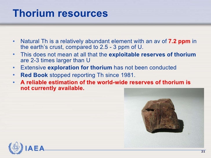 Thorium Securing the resources