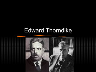 Edward Thorndike 