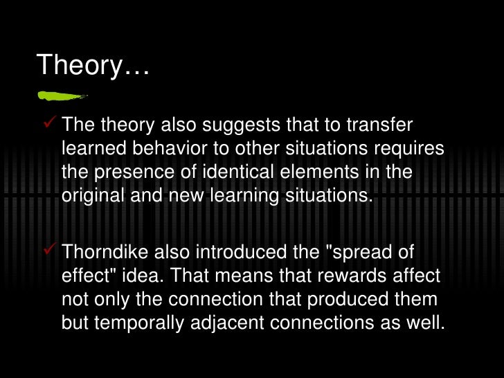 Thorndike General Overview