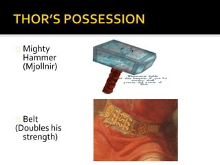 Thor norse god - Norse Mythology | PPTX