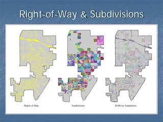 Right-of-Way & Subdivisions
 