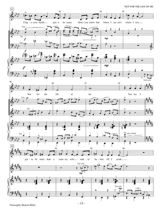 —15—                                                                 NOT FOR THE LIFE OF ME

        >                                                                                                                                                                         b œ œ œj ˙
  bbbb n œ . n œ œ . œ œ                                                j
 51



&                                                                                                                                             bœ œ œ œ
                                                                             52                                                          53                              54


                                                                  œ. œ œ œ.                                  œ. œ œ. œ                                                              J
                   Clap - a- your hands                          just - a         be - cause             Don't you know that                  where I am ain't                where I was.

            ˙                                          œ . œœ œ . œ                                                                             . Œ . Œ                                        Œ           Ó
                                                                                                                                                                                      .
  bbbb œ                                                                          œ. œ œ. œ œ.                                                  œ
                 Clar

                                        œ              œ         œ                œ. œ œ. œ œ nœ nœ. bœ                                             œ
&                                                      J         J                            ~~~~~~~ œ                                                                               œ
      Tpt .                             .              -         .                                    J ‰
           f                            .                                                                                                      P
            .                          nœ             bœ. nœ                                                                                   .
? b   Tbn b œ                                                bœ.nœ                œ. œ nœ. œ œ. œ œ. œ                                         œ
      b bb                                                                                                                                             Œ Ó                                                               &
                        f                  bœ
                  n n œ ..
                      œ          nœ n œ . b œ b œ . n œ œ .. œ œ .. œ b œ . # œ œ . œ œ .. œ
                                                        œ      œ                      œ                                                        œ
                                                                                                                                              bœ
                                                                                                                                               œ         œ
                                                                                                                                                         œ                         .
                                                                                                                                                                                   œ
      bbbb                                                                    œ
&                                                                                                                                                      Œ œ Œ                       œ
                                                                                                                                                                                  bœ           Œ           Ó
                   f                                                                                                                          P
         bbn œ
             œ                                                    œ
                                                                  œ                              œ
                                                                                                 œ                          œ
                                                                                                                            œ                                                                  Œ           Ó
? bb b       œ                                                    œ                              œ                          œ                   œ Œ œ Œ                               œ
    b bœ                                                                          œ                                                                                                                          œ œ. nœ
                                                      bœ                                                     œ                                                                        Ó                    ‰ J

  bb                                                                                                                                                                                                               ####
                                                                                                                                                                                                               Tuba solo
59


&b b Œ œ                                                                                                               w                                                      Œ œ œ œ                                      #
                                                                60                                                61                                             62


                                            nœ        œ                ˙                    ˙

  bb                        œ.                                                         -                                                                                  ˘                                        ####
                            Not             for       the             life                  of                         me                                                             You see          I
                                            œ.                              œ. œ œ. bœ œ                                     .
                                                                                                                       œ. œ œ œ œ. œ nœ. œ                                œ
&b b ‰                                            œ œ.                nœ. œ                                                                                                               Œ    Ó                           #
                 Clar

                                                       œ
   bb          j   j                                                   .
                                                                       œ           .                                    j                 j                               ˘                                        ####
& b b Œ œ#œ œ œ œ œ                                                                œ        œ. œ                                         œ œ. œ œ. œ                      œ               Œ    Ó                           #
                            Tpt

                                                                                                                       œ œ
                                   3

              -                                                                                  œ. œ                  -
   bb                                                                                                                                                                                                              ####
& b b Œ nœ    Œ œ                                                      Œ                    Œ                          Œ b œœ Œ                          œ                  œœ
                                                                                                                                                                               Œ Ó                                         #
         œ
         œ       œ
                 œ                                                                bœ
                                                                                   œ
                                                                                   œ
                                                                                                         œ
                                                                                                         œ
                                                                                                         œ               nœœ                           b œœ
                                                                                                                                                         œ               nb œ
                                                                                                                                                                            œ
                  .          .                                                                                         .             .         .
                  œ                          j                                     j œ.                                œ                      bœ. œ                           æ
? bb b                       œ                                                                                                       œ                                        w                                    ####
                                                                                                                                                                          wa

                                            œ nœ.                           œ. #œ œ                                                                 œ. œ
                                                                                                                                                                                  solo w/hand

                                                                       œ. œ
         Tbn


    b œ Œ        œ œ       œ Œ        œ     œ Œ œ œ                               œ                                                                                           œ Œ Ó                                        #
  ####                         j
& # n œ . n œ n œ # œ œ . œ n œ œ œj œ œ . œ n œ œ œj œ
 63


                                                                                                                                                                   j                                           Ó
                                                                     64                                                  65                                              66


                                                                                                                                                                  œ               ˙

      ####                                                                                                                           n-
                        got - ta be more than                    a         coun - try wife                   mak - in'          ba - bies       till I         croak

                                                                                                                                nœ    œ       œ œ. œ œ. œ                         ˙.
&            #                                                                Ó                      Œ nœ œ œ                                                                                                        Œ
                                                                                                     Clar solo

                                                                                                                                 J            J
                                                                                                       P 3
      ####
&            # Œ                       n œ Œ n œœ
                                         œ     œ                              Œ        nœ
                                                                                        œ            Œ n œœ
                                                                                                         œ                      Œ n œ Œ n œœ
                                                                                                                                    œ     œ                                       Œ           nœ
                                                                                                                                                                                               œ               Œ œ
                                                                                                                                                                                                                 œ
                                         œ
                                         œ     œ                                        œ
                                                                                        œ                œ                          œ
                                                                                                                                    œ     œ                                                    œ
                                                                                                                                                                                               œ                 œ
                                                                                                                                                                                                                 œ
                                                                                                                                Ó                  Œ      ‰ P
? ####                                                                                                                                                       j
                                                                                                                                                              Tbn solo


                                                                                                                                                                                  œ . œ n œ # œ œ n œj œ .œ
             # Œ                                  Œ                           Œ         œ            Œ                                                     nœ
                                                                                                                                                                                                   3



                                        œ                   œ                                                 œ                 Œ œ Œ nœ                                          Œ           œ                Œ
Thoroughly Modern Millie
                                                                                                         - 15 -
 