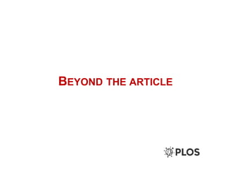 BEYOND THE ARTICLE
 