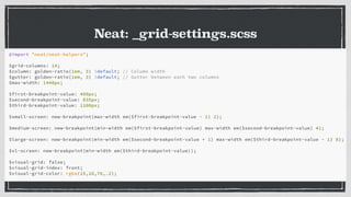Neat: _grid-settings.scss
 