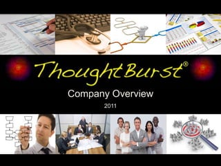 Company Overview
2/7/11                       2011
           © 2011 ThoughtBurst, Inc. All Rights Reserved
                                                           1
 