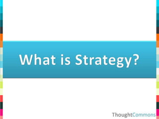 What is Strategy? 