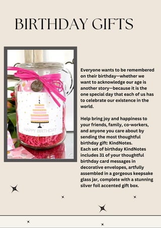 The Best Birthday Gifts for Long Distance Boyfriend KindNotes: Jar
