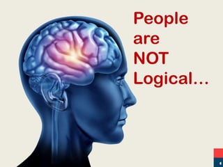 People
are
NOT
Logical…
6
 