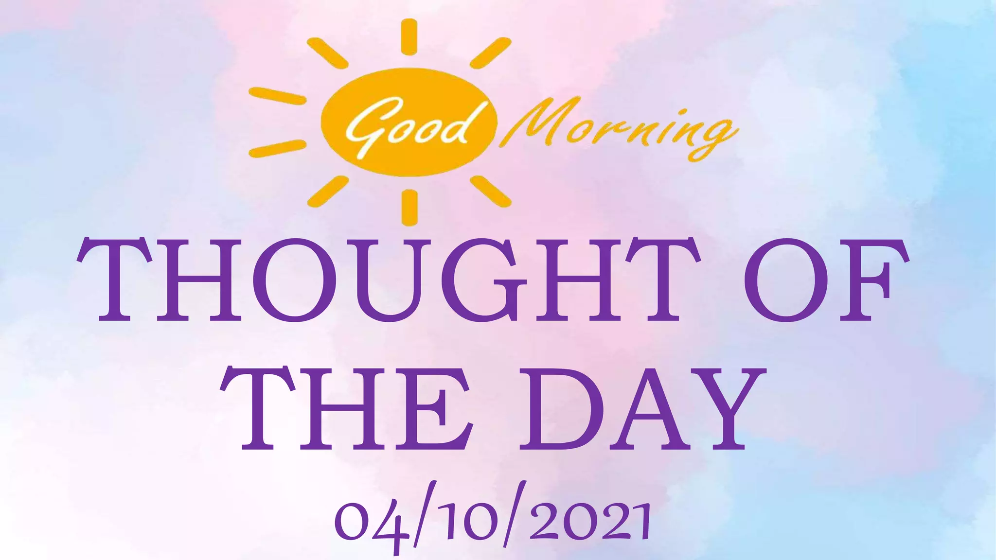 Thought of the day PPT
