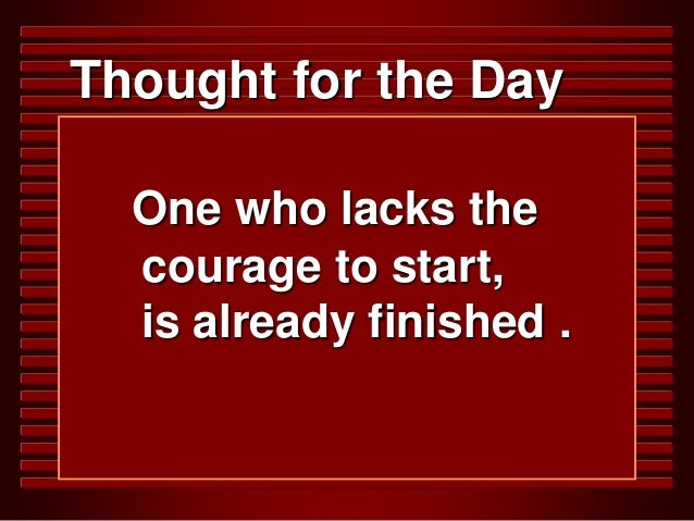 https://www.slideshare.net/calvin_ams/thoughts-of-the-day-38357953