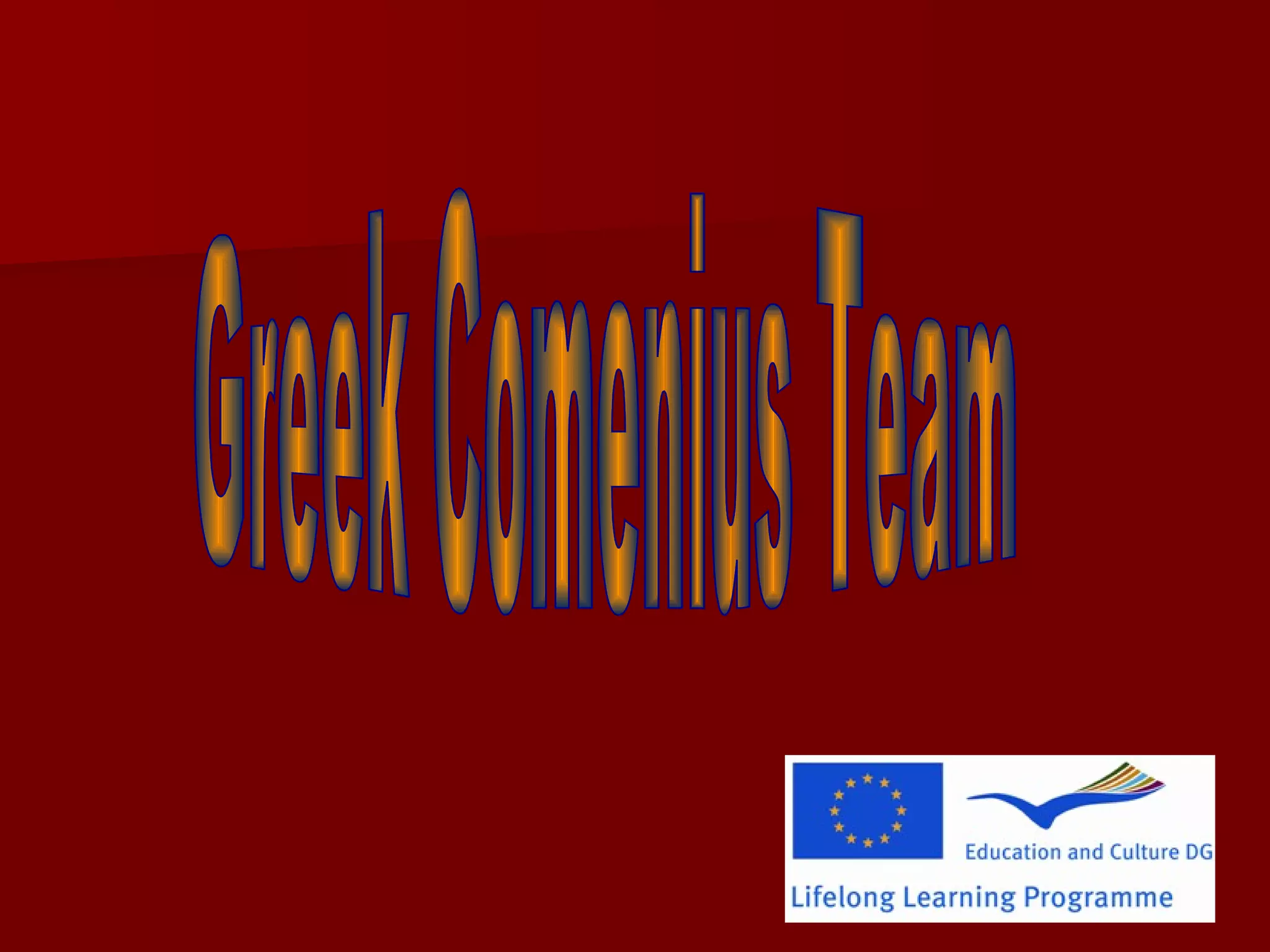 Greek Comenius Team