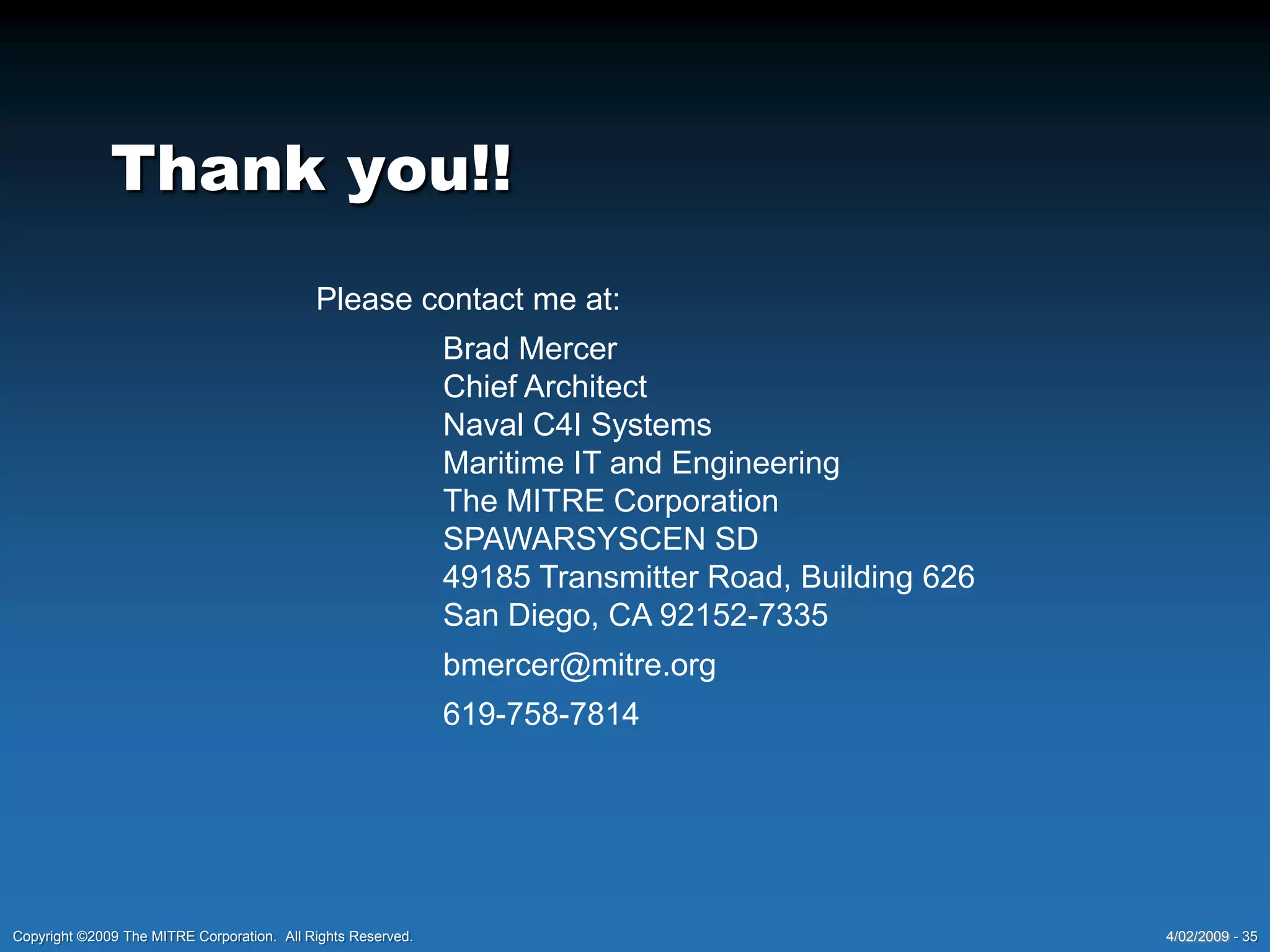 Value in the “what”