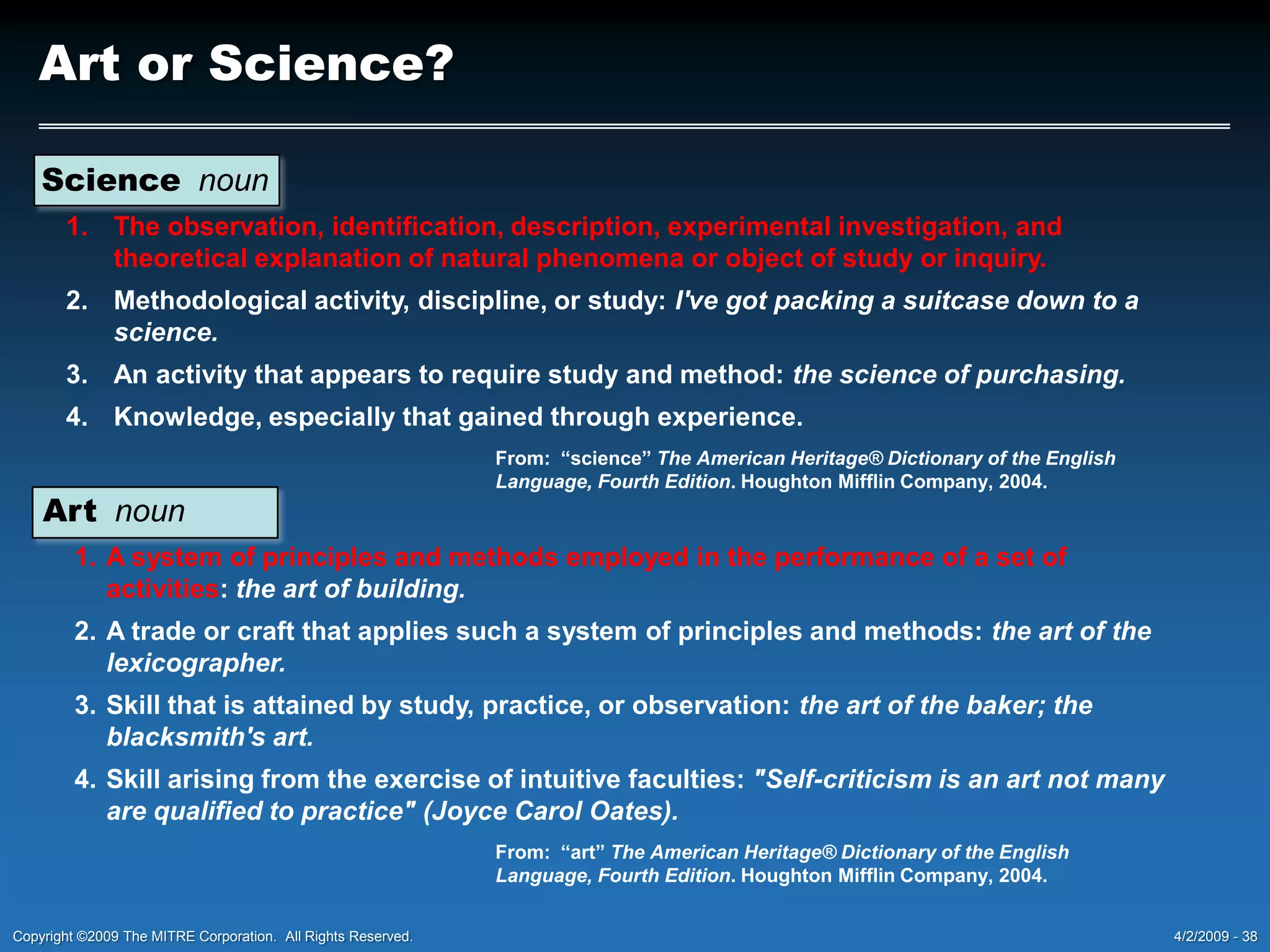 Abstraction; notional