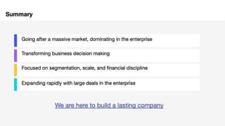 Thoughtspot Pitch Deck