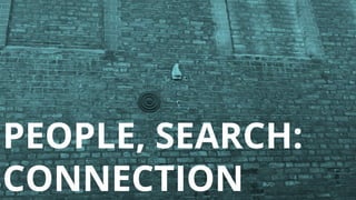PEOPLE, SEARCH:
CONNECTION
 