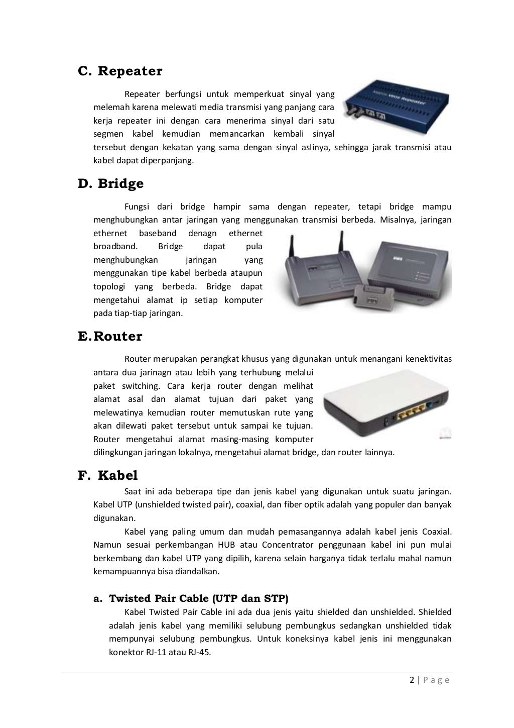 Makalah Konsep Jaringan Komputer