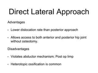 Direct Lateral Harding Approach THR | PPTX