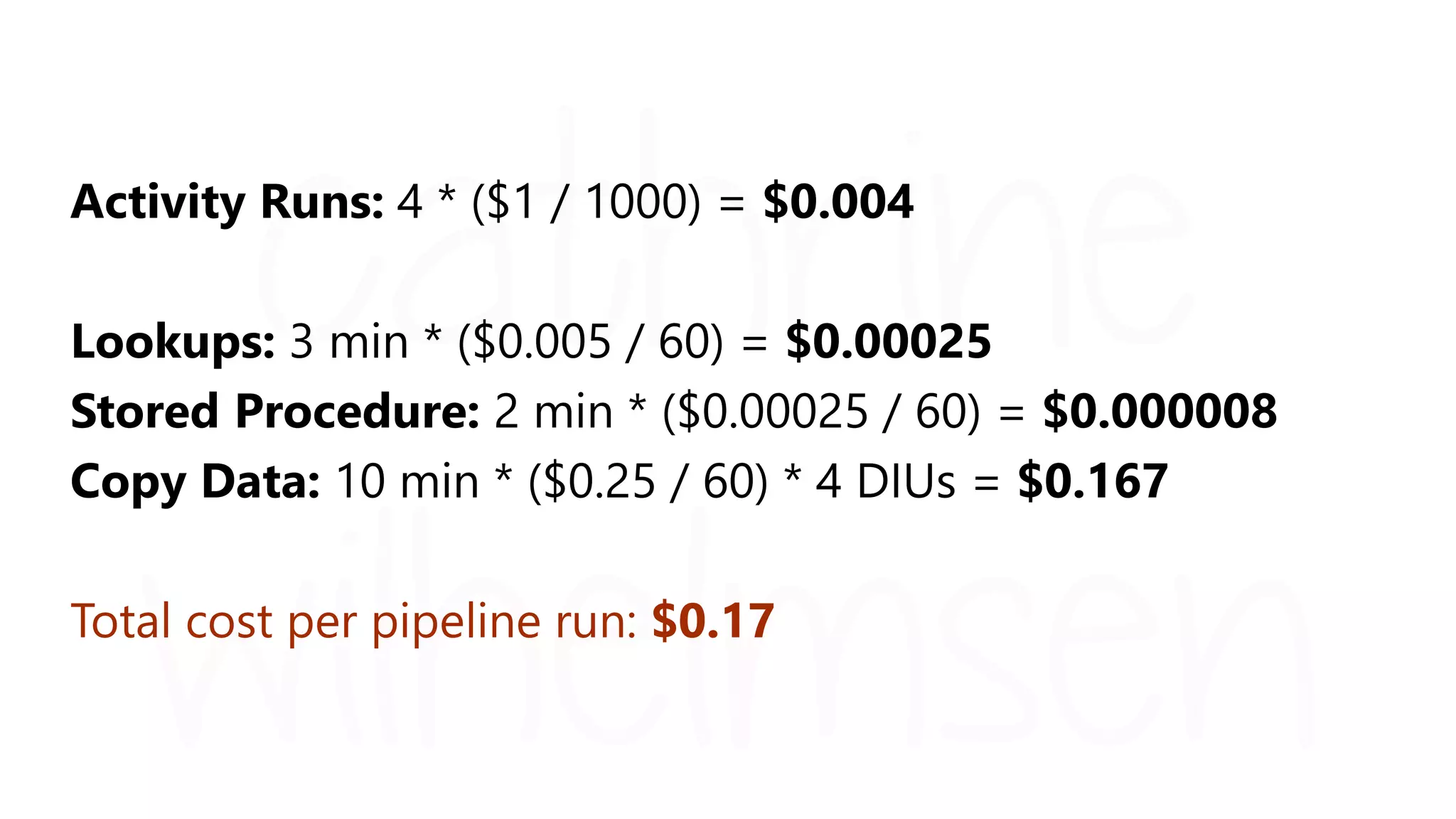 Lessons learned understanding azure data factory pricing microsoft