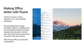 Fluent design
 