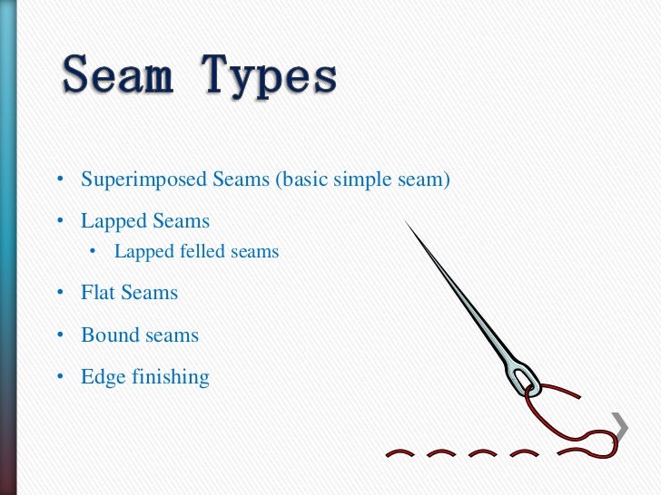 thread and seam construction