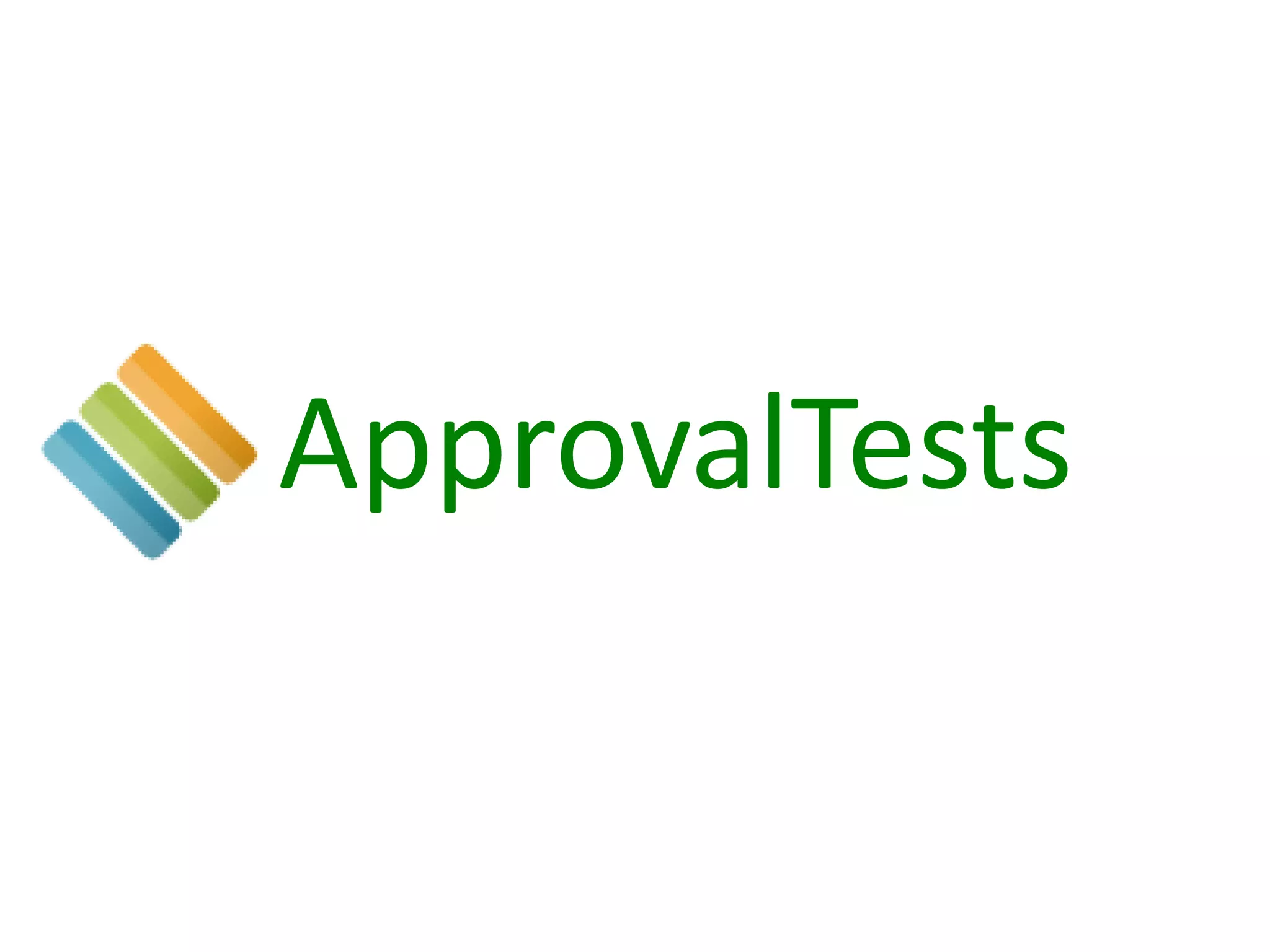 ApprovalTests
 
