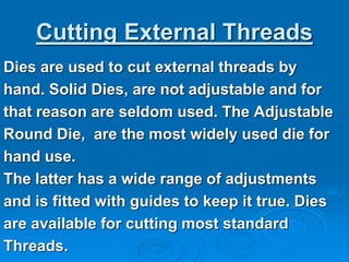 Thread cutting presentation | PPTX