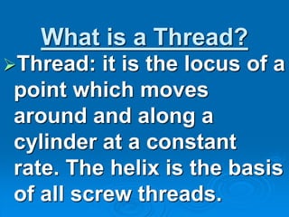 Thread cutting presentation | PPTX