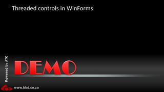 Threaded controls in WinForms