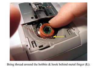 Threading a sewing machine | PPT