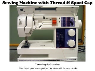Threading a sewing machine | PPT