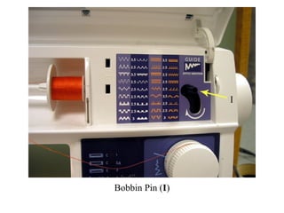 Thread Bobbin Pin Threading a sewing machine | PPT