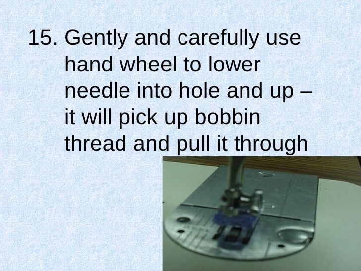 Threading Bobbin Tutorial