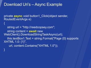 async




        await
 